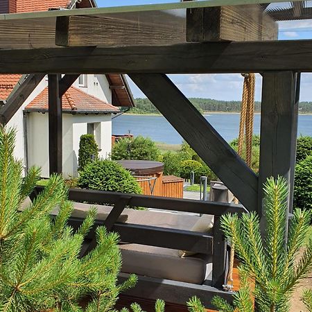 Dom na wzgórzu z widokiem na jezioro Lipnica (Bytow) Exterior foto