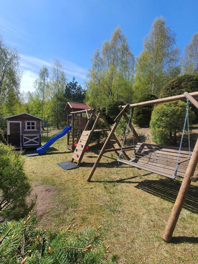 Dom na wzgórzu z widokiem na jezioro Lipnica (Bytow) Exterior foto