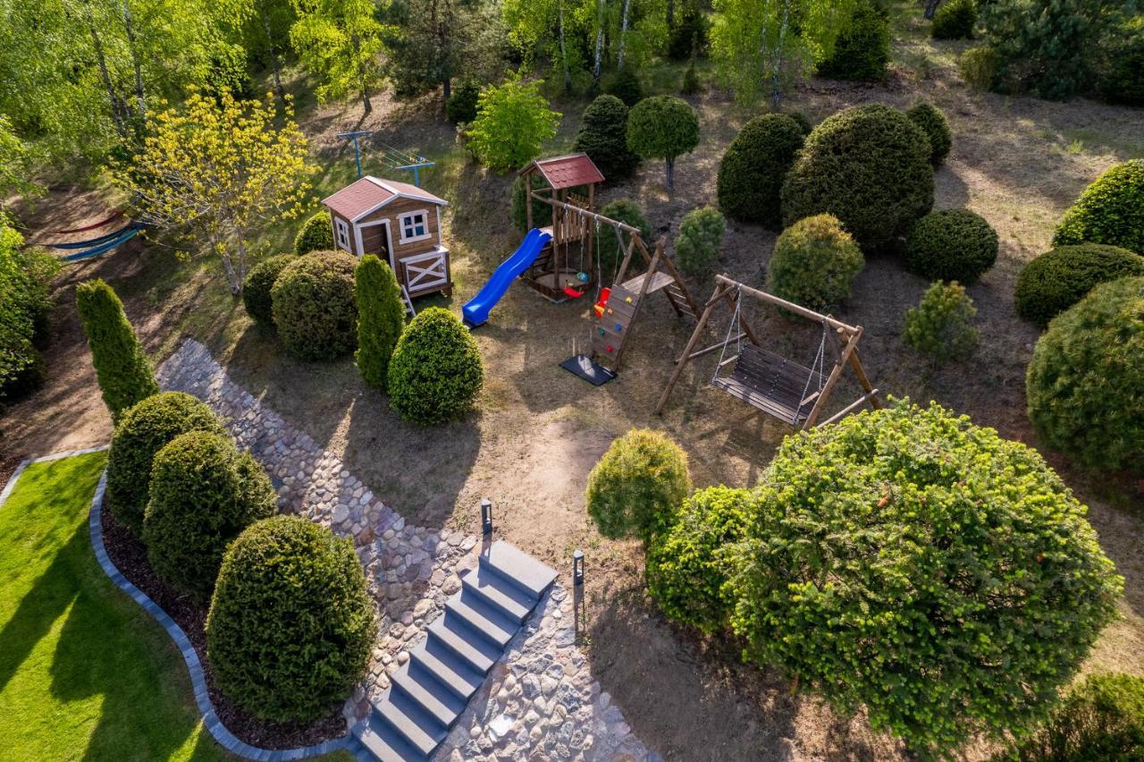 Dom na wzgórzu z widokiem na jezioro Lipnica (Bytow) Exterior foto
