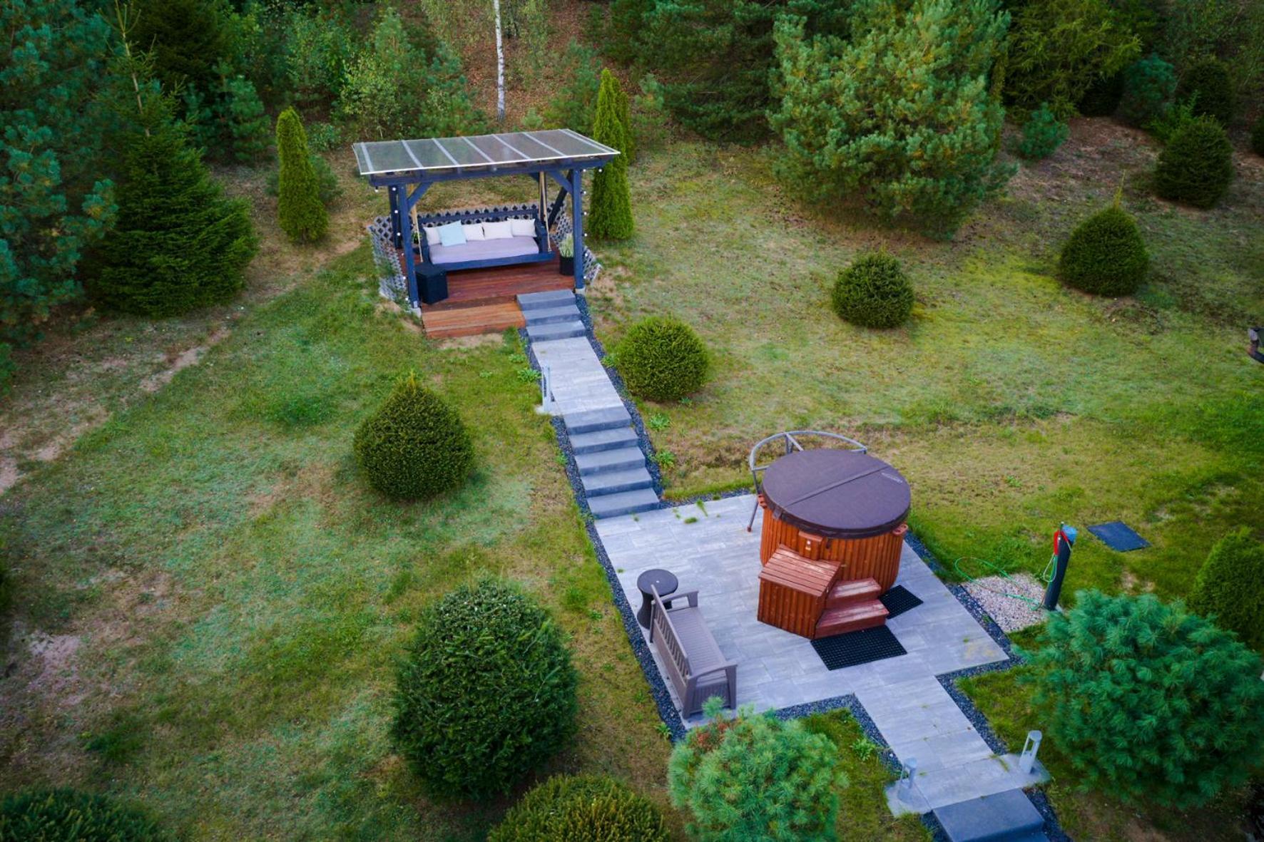 Dom na wzgórzu z widokiem na jezioro Lipnica (Bytow) Exterior foto